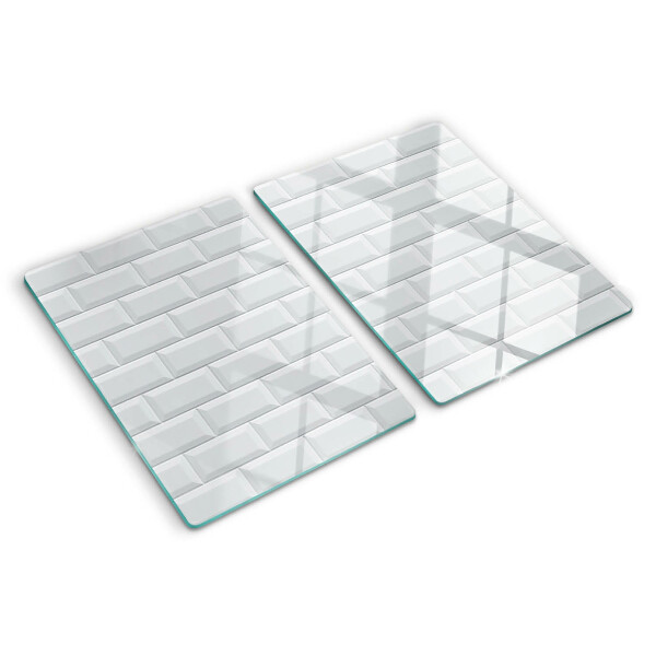 Snijplanken glas Bakstenen muur