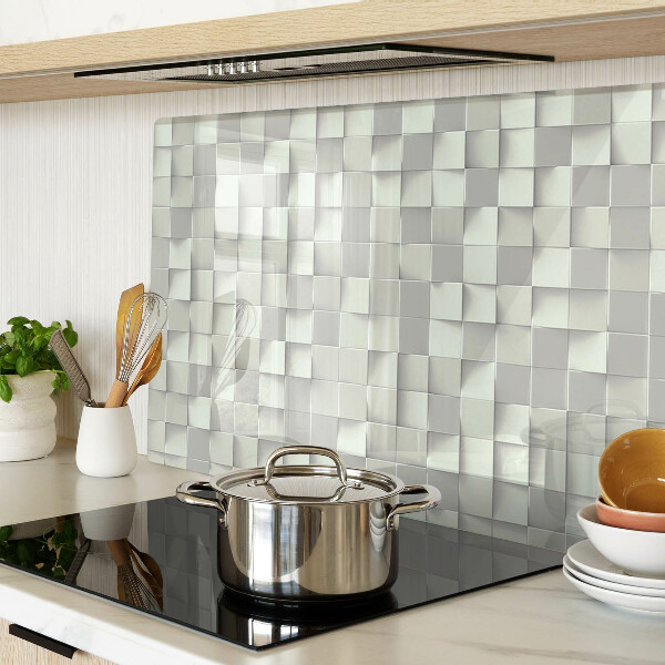 Snijplanken glas Mozaïek in grijstinten