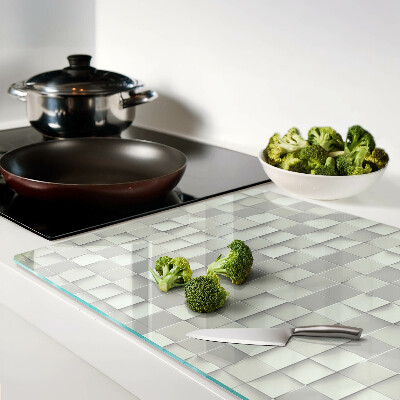 Snijplanken glas Mozaïek in grijstinten