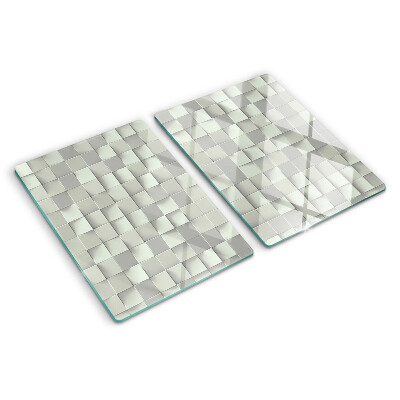 Snijplanken glas Mozaïek in grijstinten