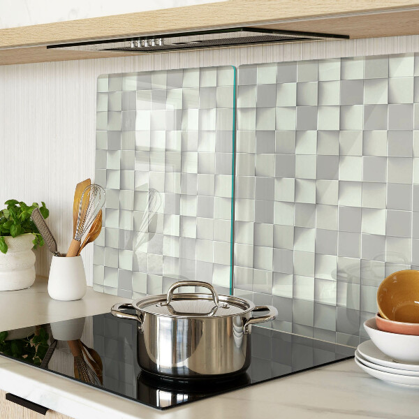 Snijplanken glas Mozaïek in grijstinten