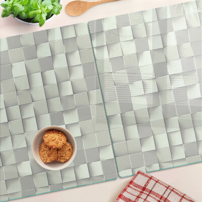 Snijplanken glas Mozaïek in grijstinten