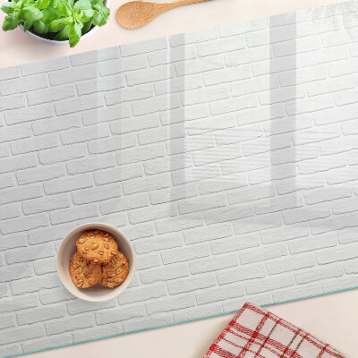Glazen snijplanken Bakstenen muur