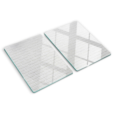 Glazen snijplanken Bakstenen muur