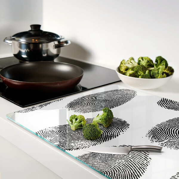 Snijplanken glas Vingerafdrukken