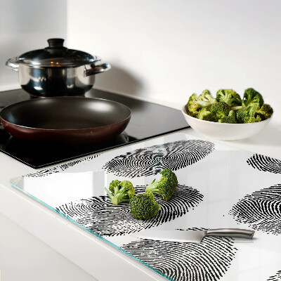 Snijplanken glas Vingerafdrukken