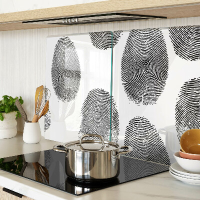 Snijplanken glas Vingerafdrukken