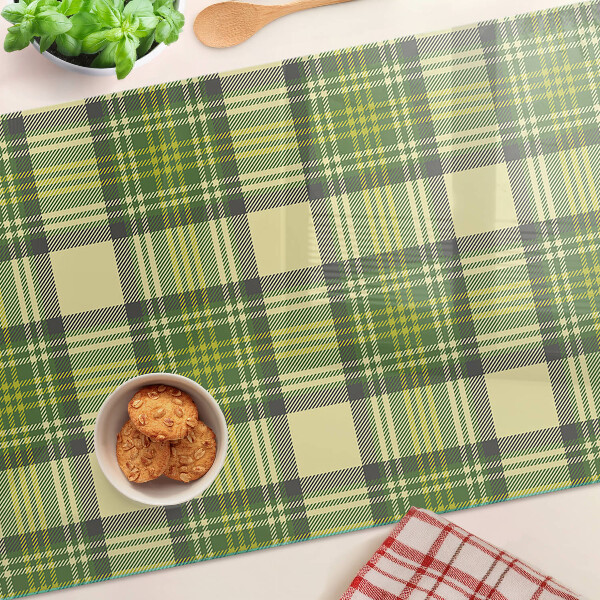 Glazen snijplanken Geruit motief