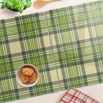 Glazen snijplanken Geruit motief