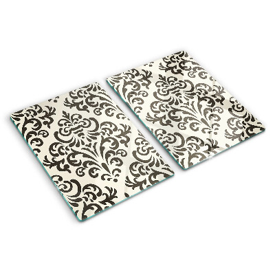 Snijplanken glas Plantenpatroon in barokstijl