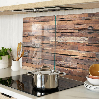 Snijplanken glas Houten plank in rustieke stijl