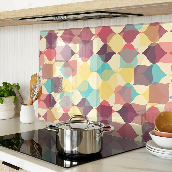 Snijplanken glas De geometrie van gekleurde cirkels