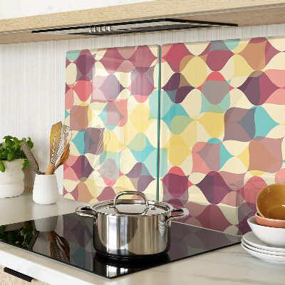 Snijplanken glas De geometrie van gekleurde cirkels