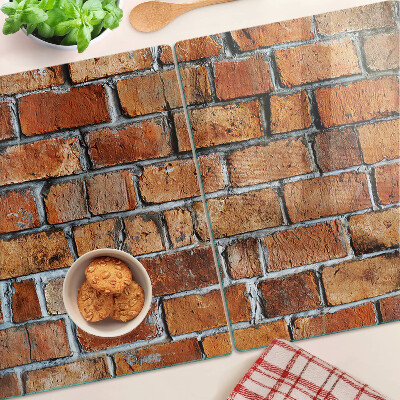 Snijplanken glas Bakstenen muur