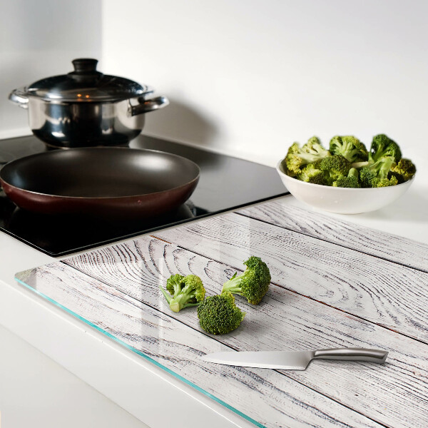 Snijplanken glas Houten plank in rustieke stijl