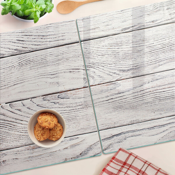 Snijplanken glas Houten plank in rustieke stijl