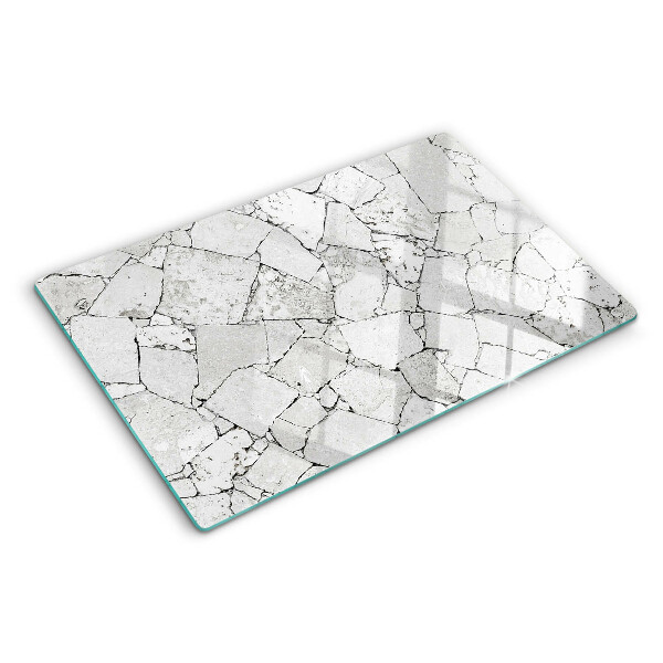 Snijplanken van glas Gebarsten marmer