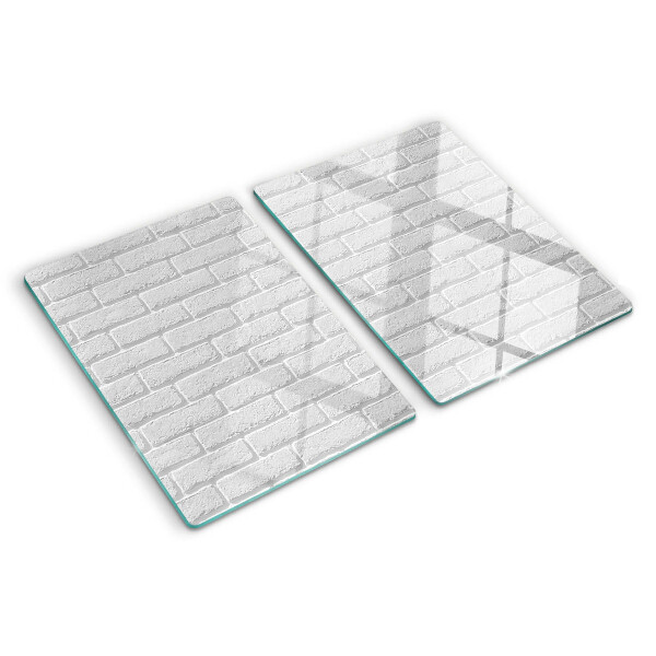 Snijplanken glas Bakstenen muur