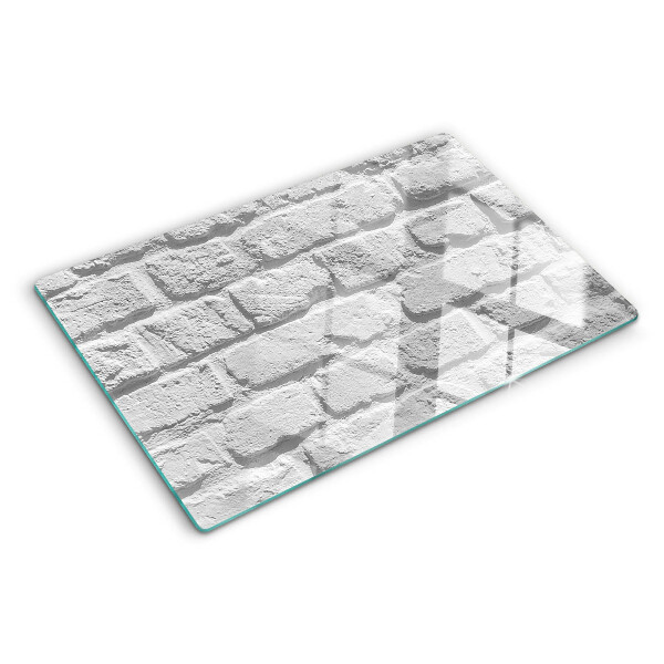 Glazen snijplanken Bakstenen muur