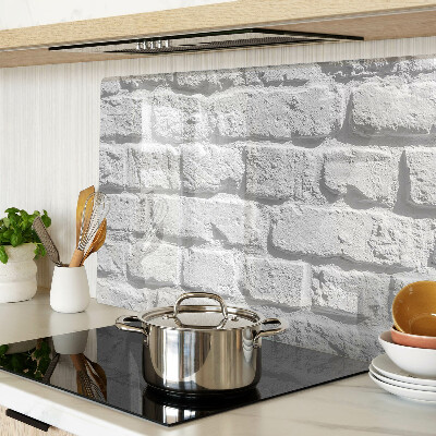 Glazen snijplanken Bakstenen muur