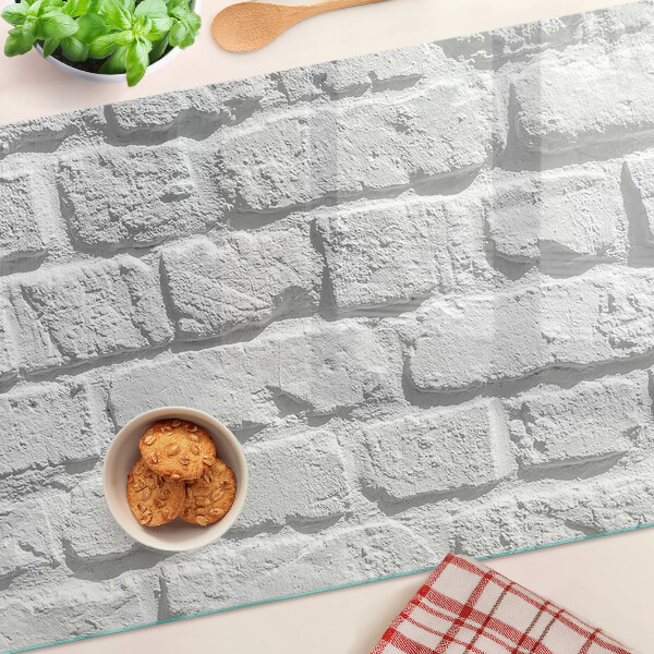 Glazen snijplanken Bakstenen muur