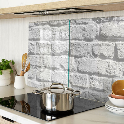 Glazen snijplanken Bakstenen muur