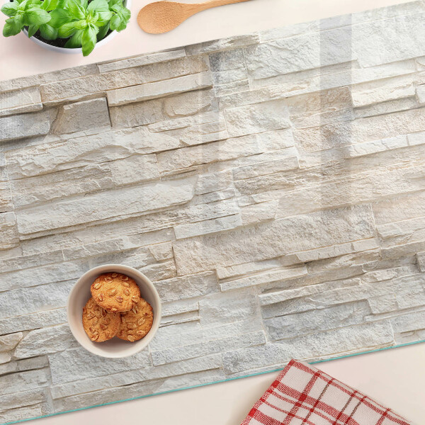 Glazen snijplanken Natuursteen in beigetinten