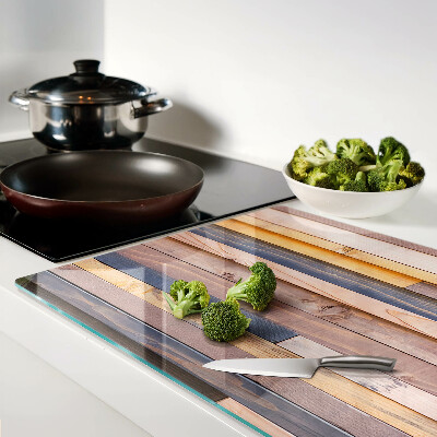 Glazen snijplanken Planken in houttint