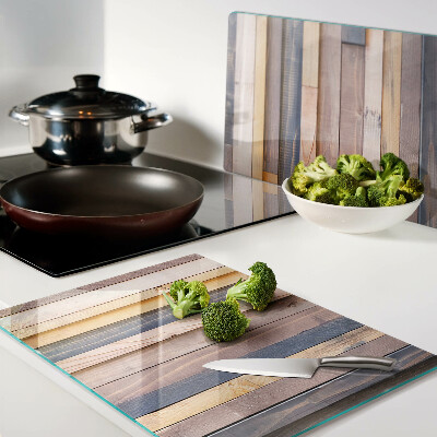 Glazen snijplanken Planken in houttint