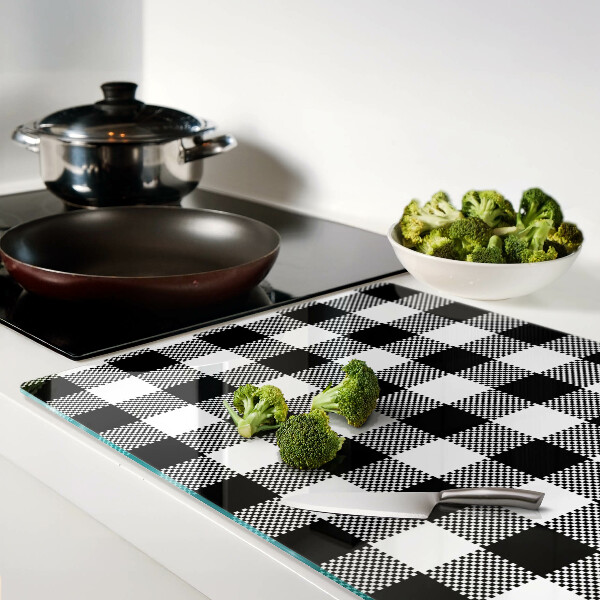 Snijplanken van glas Geruit motief