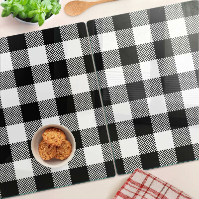 Snijplanken van glas Geruit motief