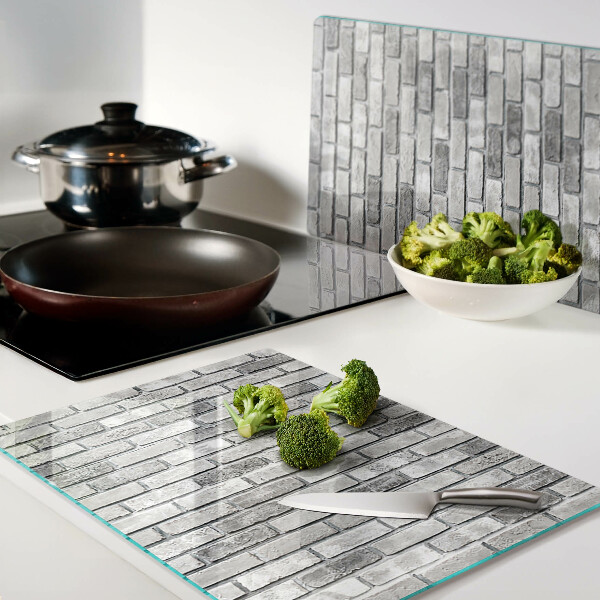 Snijplanken glas Bakstenen muur