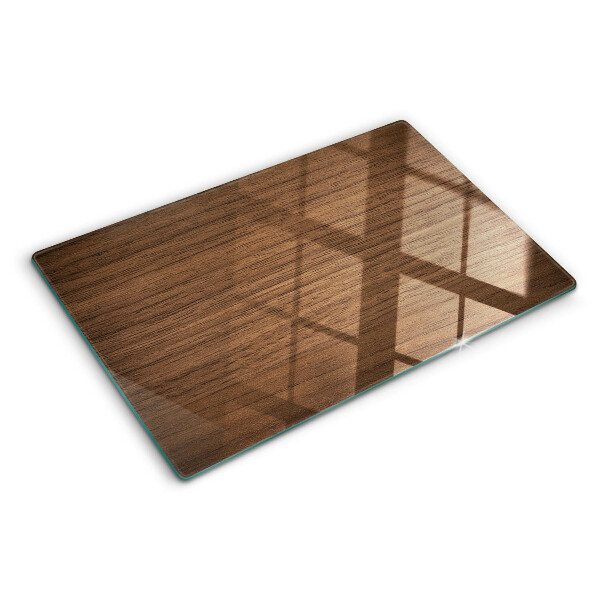 Glazen snijplanken Walnoothout