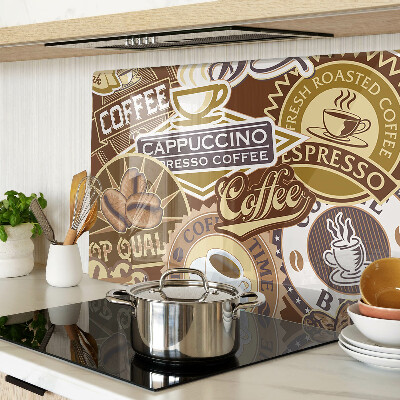 Glazen snijplanken Koffie en espresso