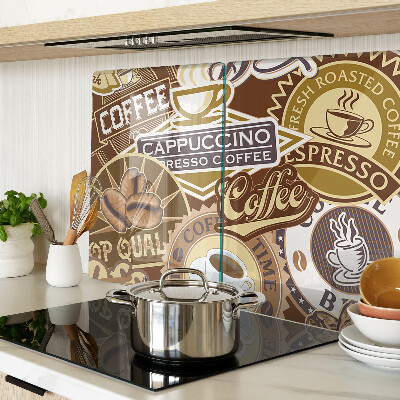 Glazen snijplanken Koffie en espresso