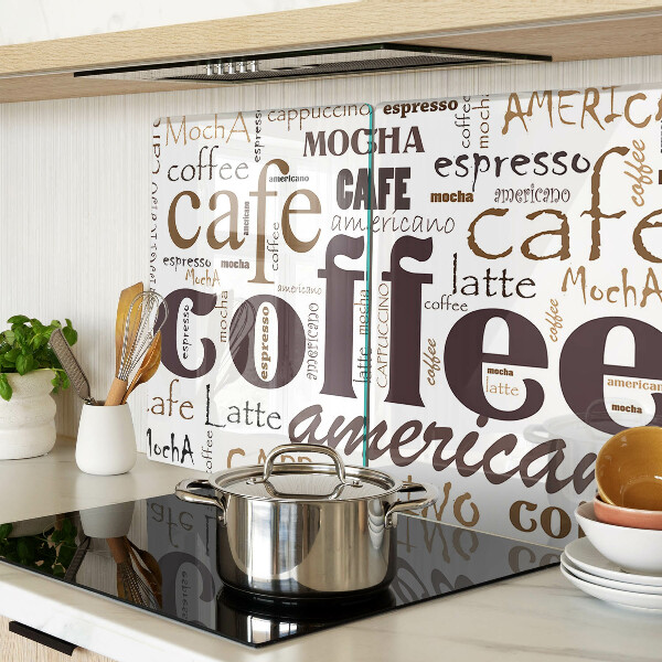 Snijplanken glas Koffie en koffiedranken