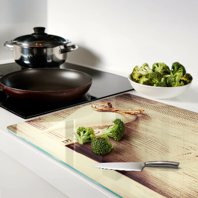 Snijplanken van glas Liefde en hart