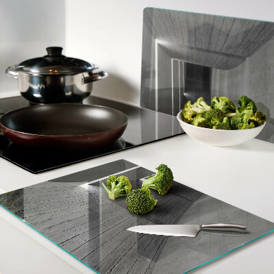 Glazen snijplanken Moderne interieurarchitectuur