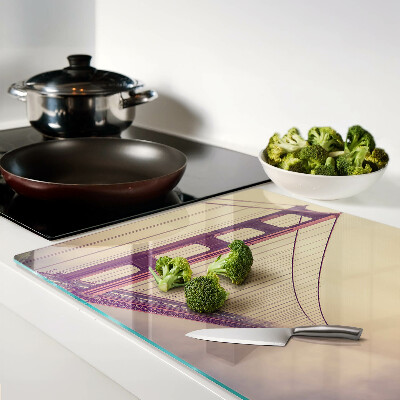 Snijplanken van glas Vintage Golden Gate Bridge