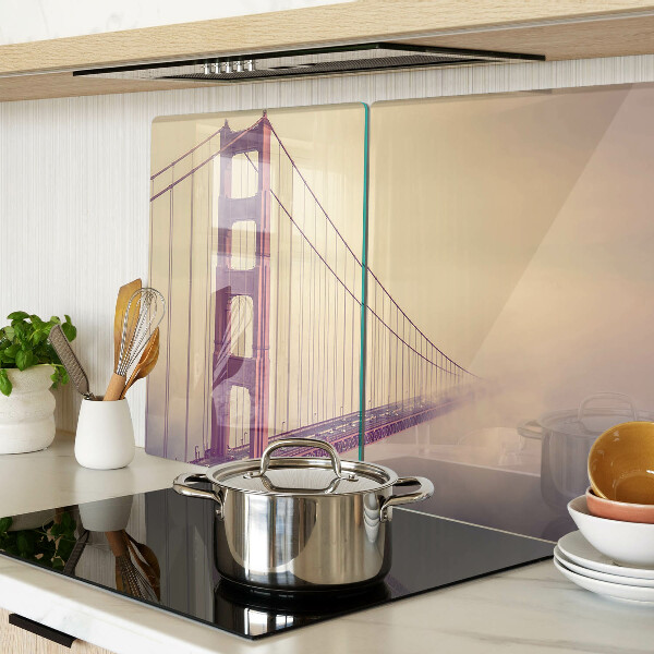 Snijplanken van glas Vintage Golden Gate Bridge