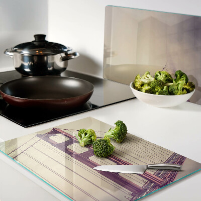 Snijplanken van glas Vintage Golden Gate Bridge