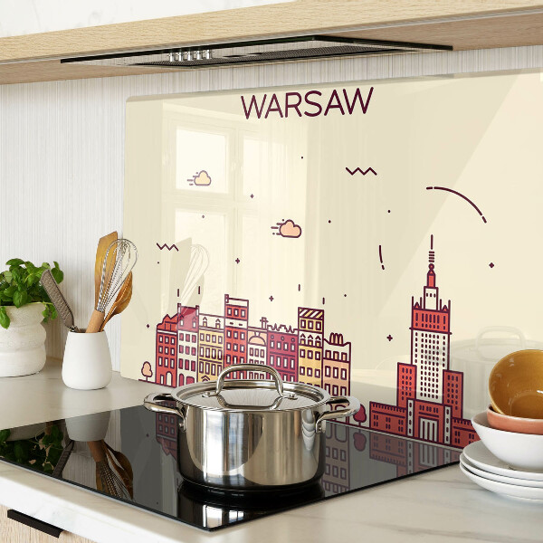 Glazen snijplanken De sloppenwijken van Warschau en het Paleis van Cultuur