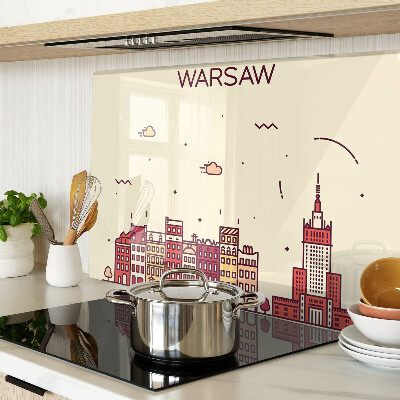 Glazen snijplanken De sloppenwijken van Warschau en het Paleis van Cultuur