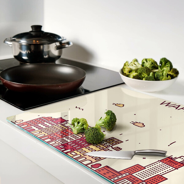 Glazen snijplanken De sloppenwijken van Warschau en het Paleis van Cultuur