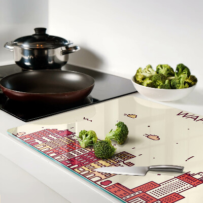 Glazen snijplanken De sloppenwijken van Warschau en het Paleis van Cultuur