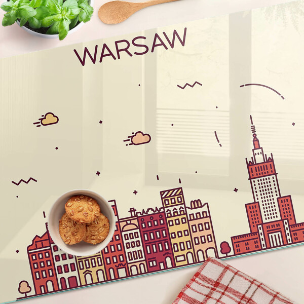 Glazen snijplanken De sloppenwijken van Warschau en het Paleis van Cultuur