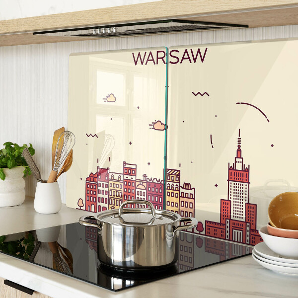 Glazen snijplanken De sloppenwijken van Warschau en het Paleis van Cultuur