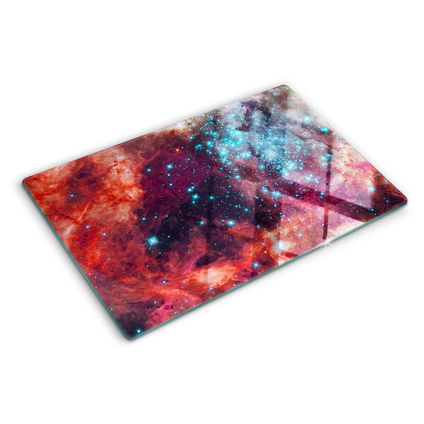 Snijplanken glas Kosmisch landschap met sterren