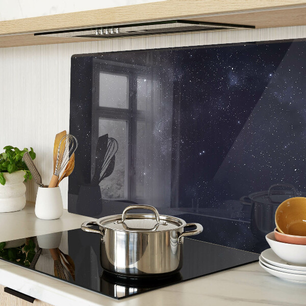 Glazen snijplanken Het kosmische universum met sterren