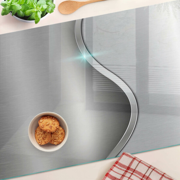 Snijplanken glas Modern design met een golf